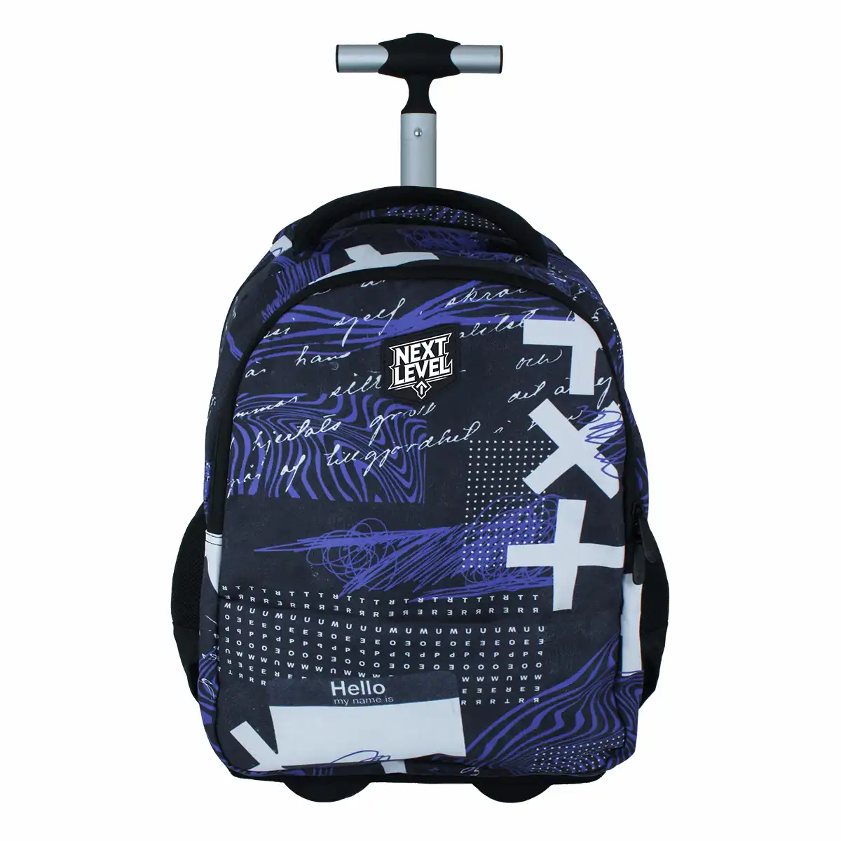 Ghiozdane - Troller Next Level 2 in 1 4 compartimente 48x33x19cm colectia Hello