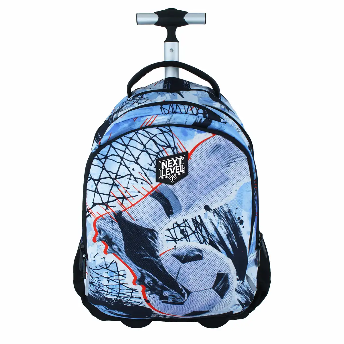Ghiozdane - Troller Next Level 4 comp tematica fotbal 48x33x19cm