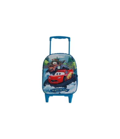 Ghiozdane - Trolley mic pentru gradinita 3D Cars Troler