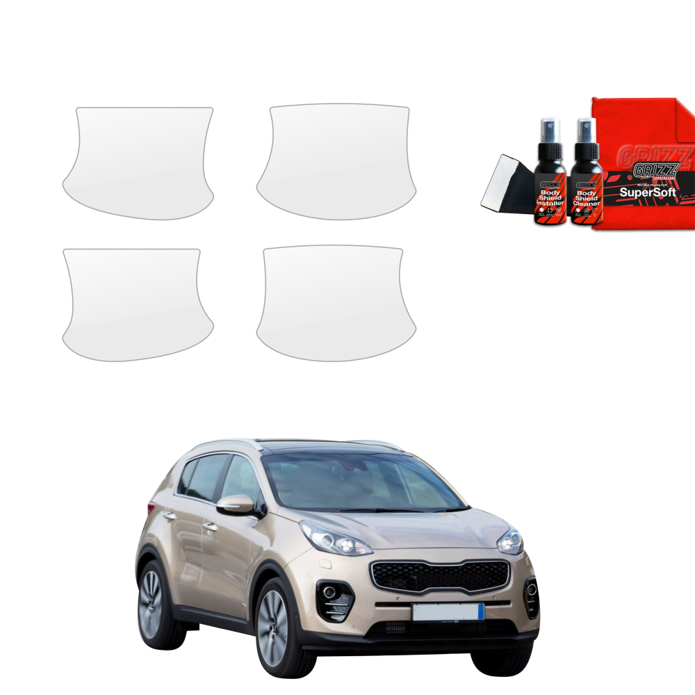 Folie de protecție 4în1 pentru adâncituri mânere uși - Kia Sportage 4 (2018-2021) [1]