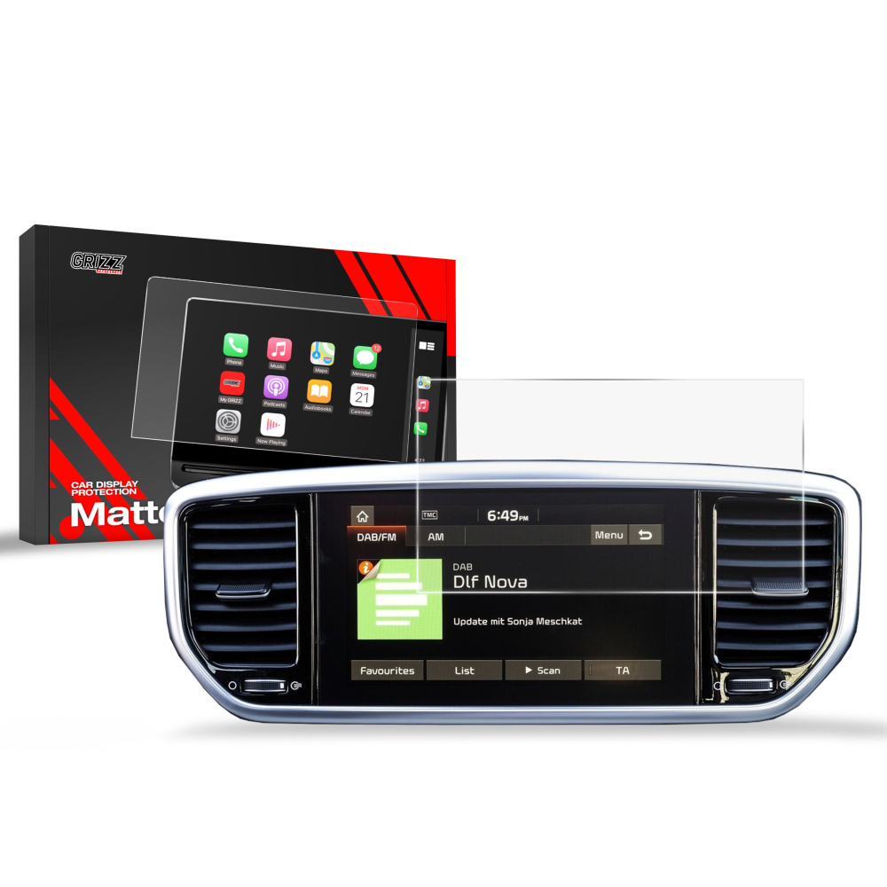 Folie de protecție pentru ecran pentru Kia Sportage 4 8" (2015-2021) Anti-Amprentă, Mată [1]