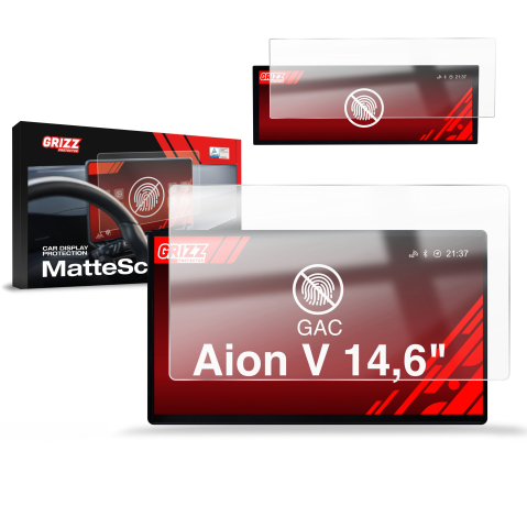 Folie Ecran - Folie 2în1 de protecție pentru ecran pentru GAC Aion V 14,6" (2024-2026) Anti-amprente, mată
