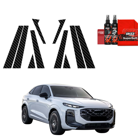 Bodyshield - Folie de protecție 10în1 din carbon pentru coloana B-C - Audi Q3 Sportback (2025-2026)