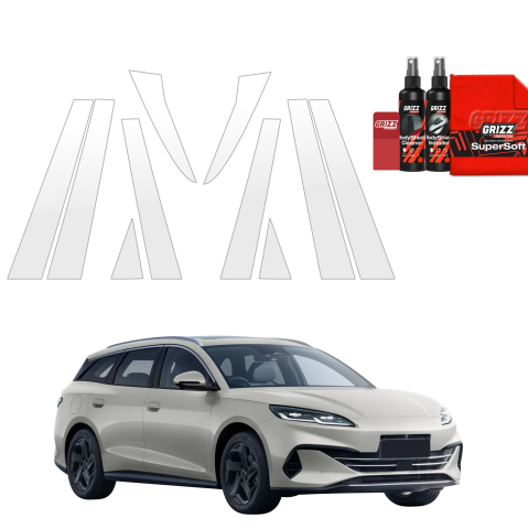 Bodyshield - Folie de protecție 10în1 pentru coloana B-C - BYD Seal 06 Dm-i Touring (2025-2026)