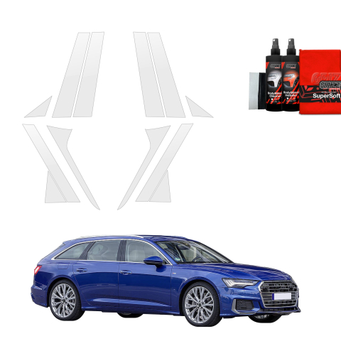 Bodyshield - Folie de protecție 12în1 pentru coloana A-B-C - Audi A6 C8 Kombi (2018-2023)