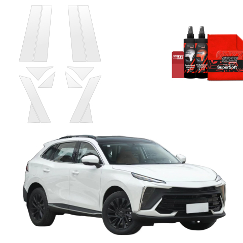 Bodyshield - Folie de protecție 12în1 pentru coloana A-B-C - Forthing T5 Evo (2024-2026)