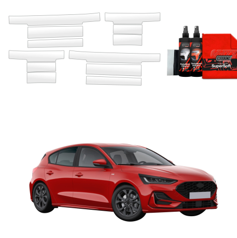 Folie de protecție 12în1 pentru praguri - Ford Focus ST-Line X Hatchback Facelift (2021-2025)