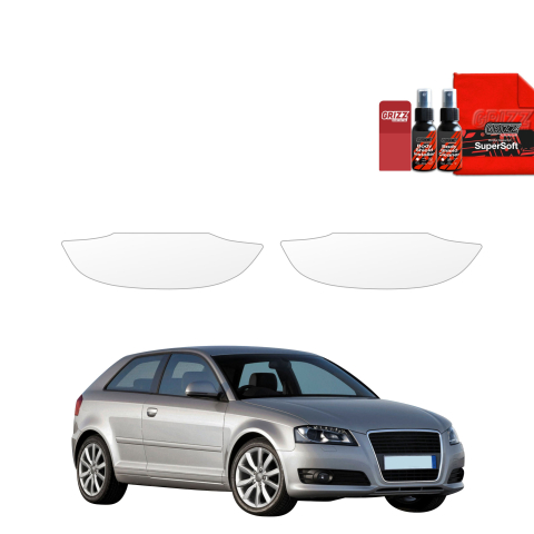 Bodyshield - Folie de protecție 2în1 pentru adâncituri mânere uși - Audi A3 8P Hatchback 3D Facelift (2008-2013)
