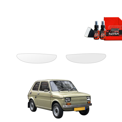 Bodyshield - Folie de protecție 2în1 pentru adânciturile mânerelor ușilor - Fiat 126P (1972-2000)
