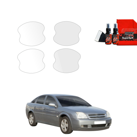 Bodyshield - Folie de protecție 2în1 pentru adânciturile mânerelor ușilor - Opel Vectra C Liftback (2002-2005)