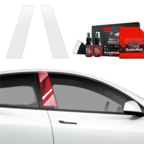 Bodyshield - Folie de protecție 2în1 pentru coloana B - Tesla Model Y (2020-2024)