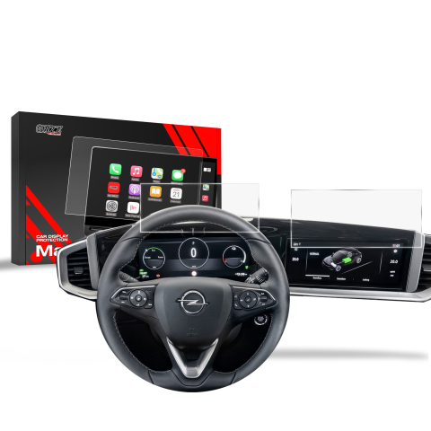 Mat - Folie de protecție 2în1 pentru ecran Opel Grandland 10" (2021-2024) Anti-Amprentă, Mată