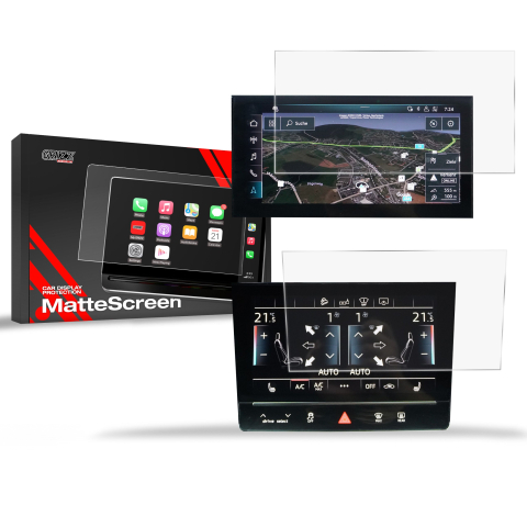 Folie Ecran - Folie de protecție 2în1 pentru ecran pentru Audi Q8 e-tron (2022-2026) Anti-amprentă, Mat