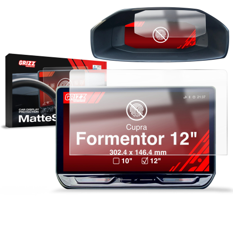 Folie Ecran - Folie de protecție 2în1 pentru ecran pentru Cupra Formentor 12" (2020-2024) Anti-Amprentă, Mată