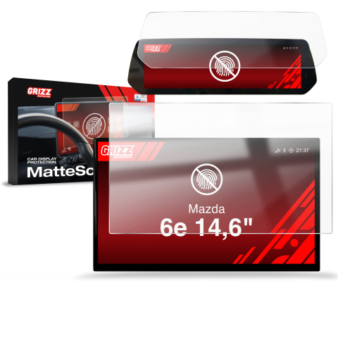 Folie Ecran - Folie de protecție 2în1 pentru ecran pentru Mazda 6e 14,6" (2026) Anti-amprente, mată