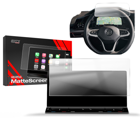Folie Ecran - Folie de protecție 2în1 pentru ecran Volkswagen VW Transporter T7 Discover Pro 10" (2024-2026) Anti-amprentă, Mat