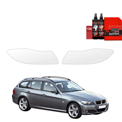 Bodyshield - Folie de protecție 2în1 pentru faruri - BMW 3 E91 Kombi Pre-LCI (2004-2008)