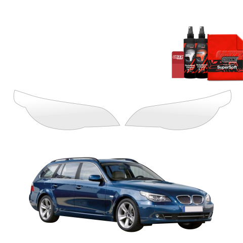 Bodyshield - Folie de protecție 2în1 pentru faruri - BMW 5 E61 Kombi LCI (2007-2010)