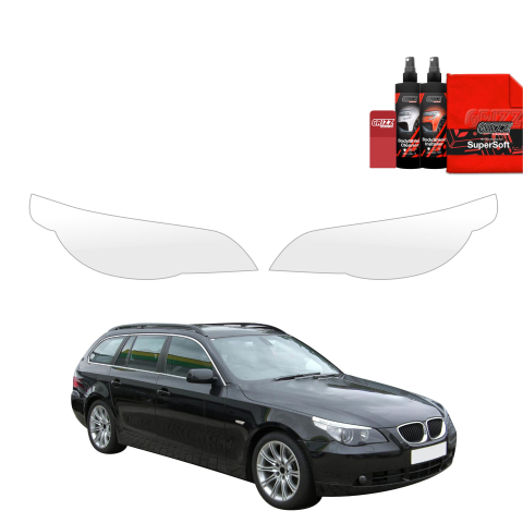 Bodyshield - Folie de protecție 2în1 pentru faruri - BMW 5 E61 Kombi PreLCI (2003-2007)