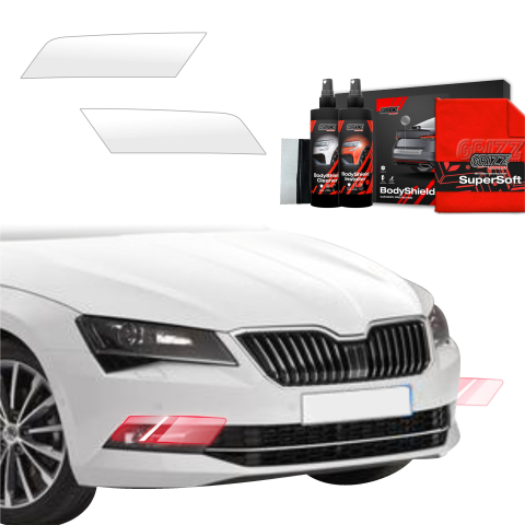 Bodyshield - Folie de protecție 2în1 pentru faruri - Skoda Superb 3 Combi (2015-2019)