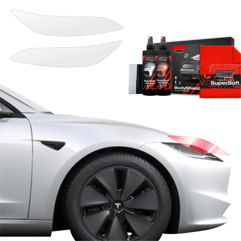 Bodyshield - Folie de protecție 2în1 pentru faruri - Tesla Model 3 (2021-2025)