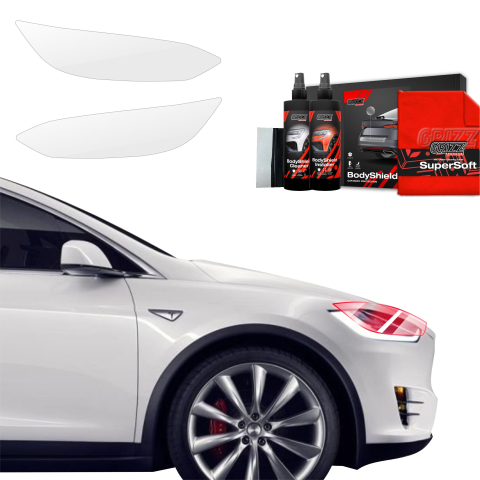Bodyshield - Folie de protecție 2în1 pentru faruri - Tesla Model X (2021-2026)
