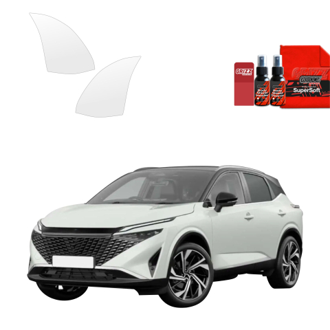Folie interior - Folie de protecție 2în1 pentru prag lateral spate - Nissan Qashqai 3 Facelift (2024-2026)