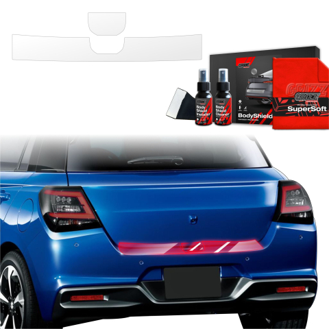 Folie interior - Folie de protecție 2în1 pentru prag - Suzuki Swift (2024-2026)