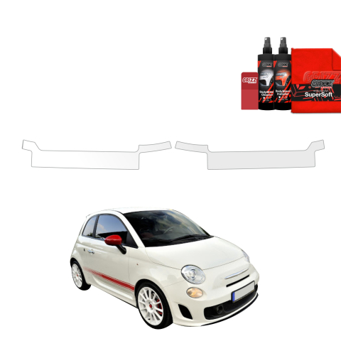 Folie interior - Folie de protecție 2în1 pentru praguri - Abarth 500 (2016-2023)