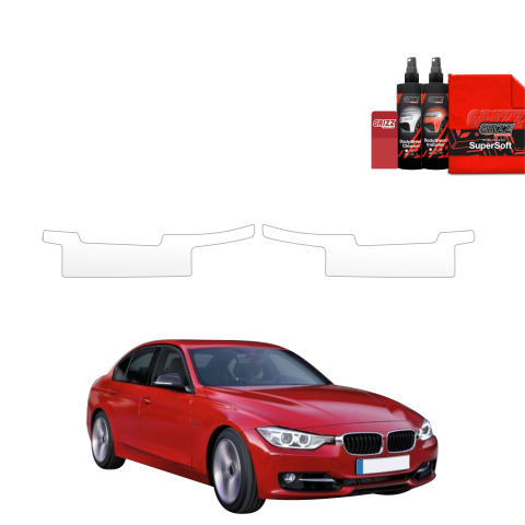 Folie interior - Folie de protecție 2în1 pentru praguri - BMW 3 F30 Sedan Pre-LCI (2011-2015)