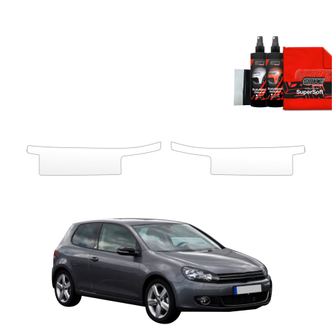 Folie interior - Folie de protecție 2în1 pentru praguri - Volkswagen Golf 6 Hatchback 3D (2008-2012)
