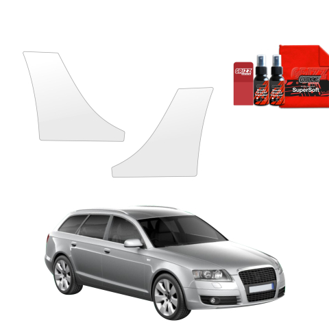 Folie interior - Folie de protecție 2în1 pentru pragurile laterale spate și față - Audi A6 C6 Avant (2004-2008)