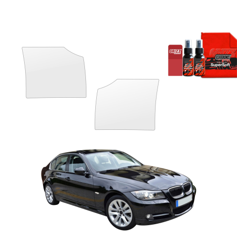 Folie interior - Folie de protecție 2în1 pentru pragurile laterale spate și față - BMW 3 E90 Sedan LCI (2008-2012)