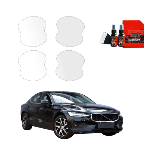 Bodyshield - Folie de protecție 4în1 pentru adâncituri mânere ușă - Volvo S60 3 Sedan 4D (2019-2024)