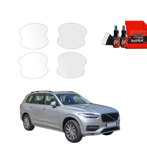 Bodyshield - Folie de protecție 4în1 pentru adâncituri mânere ușă - Volvo XC90 (2014-2024)