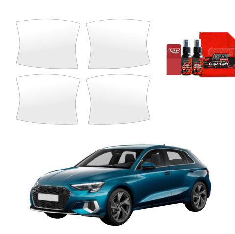 Bodyshield - Folie de protecție 4în1 pentru adâncituri mânere uși - Audi A3 8Y Sportback (2020-2023)
