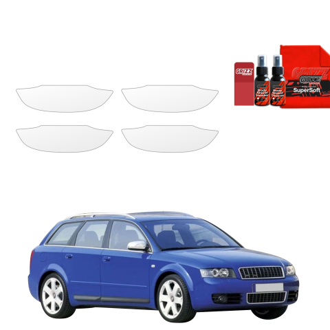 Bodyshield - Folie de protecție 4în1 pentru adâncituri mânere uși - Audi A4 B6 Avant (2000-2006)