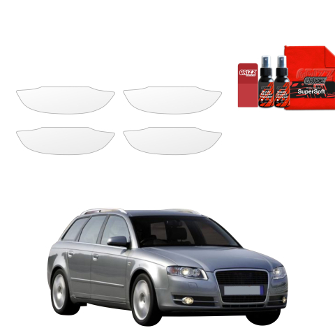 Bodyshield - Folie de protecție 4în1 pentru adâncituri mânere uși - Audi A4 B7 Avant (2004-2008)