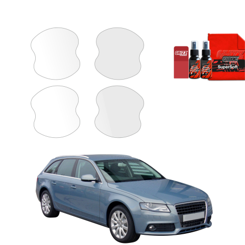 Bodyshield - Folie de protecție 4în1 pentru adâncituri mânere uși - Audi A4 B8 Avant (2007-2011)
