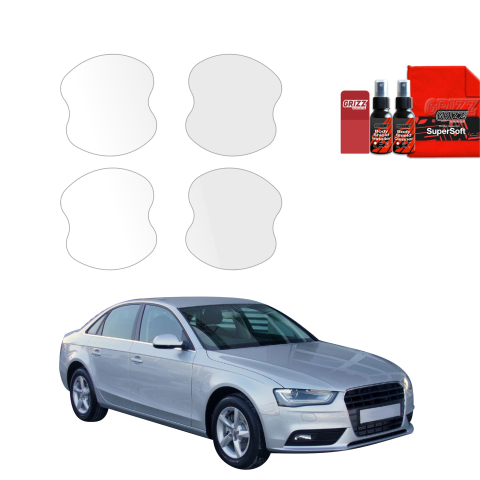 Bodyshield - Folie de protecție 4în1 pentru adâncituri mânere uși - Audi A4 B8 Sedan Facelifting (2011-2015)
