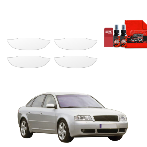 Bodyshield - Folie de protecție 4în1 pentru adâncituri mânere uși - Audi A6 C5 Sedan (1997-2004)