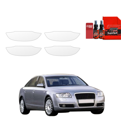 Bodyshield - Folie de protecție 4în1 pentru adâncituri mânere uși - Audi A6 C6 Sedan 4D (2004-2008)