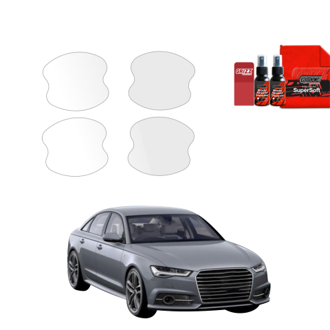 Bodyshield - Folie de protecție 4în1 pentru adâncituri mânere uși - Audi A6 C7 Sedan (2011-2014)