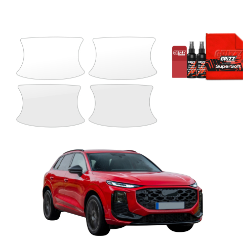 Bodyshield - Folie de protecție 4în1 pentru adâncituri mânere uși - Audi Q3 (2025-2026)
