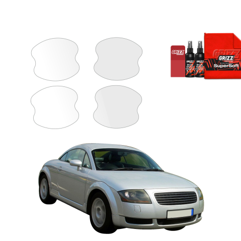 Bodyshield - Folie de protecție 4în1 pentru adâncituri mânere uși - Audi TT I gen (1998-2006)