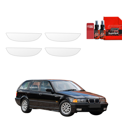 Bodyshield - Folie de protecție 4în1 pentru adâncituri mânere uși - BMW 3 E36 Kombi (1990-1999)