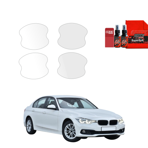 Bodyshield - Folie de protecție 4în1 pentru adâncituri mânere uși - BMW 3 F30 Sedan LCI (2015-2018)