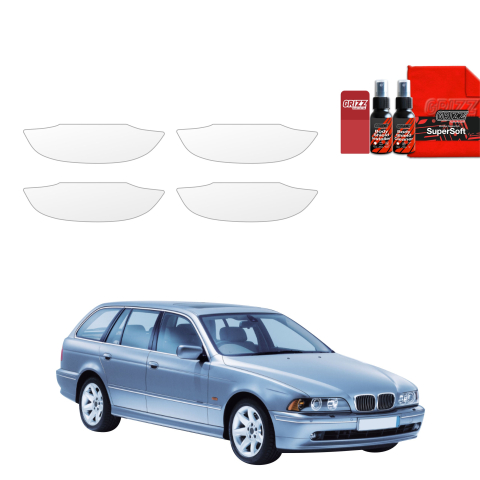 Bodyshield - Folie de protecție 4în1 pentru adâncituri mânere uși - BMW 5 E39 Kombi (1995-2003)
