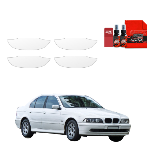 Bodyshield - Folie de protecție 4în1 pentru adâncituri mânere uși - BMW 5 E39 Sedan (1995-2003)