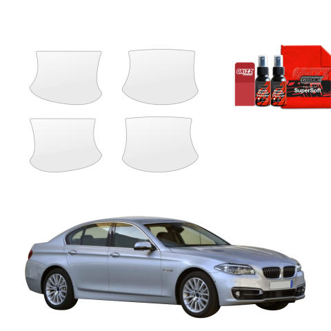 Bodyshield - Folie de protecție 4în1 pentru adâncituri mânere uși - BMW 5 F10 Sedan LCI (2012-2017)
